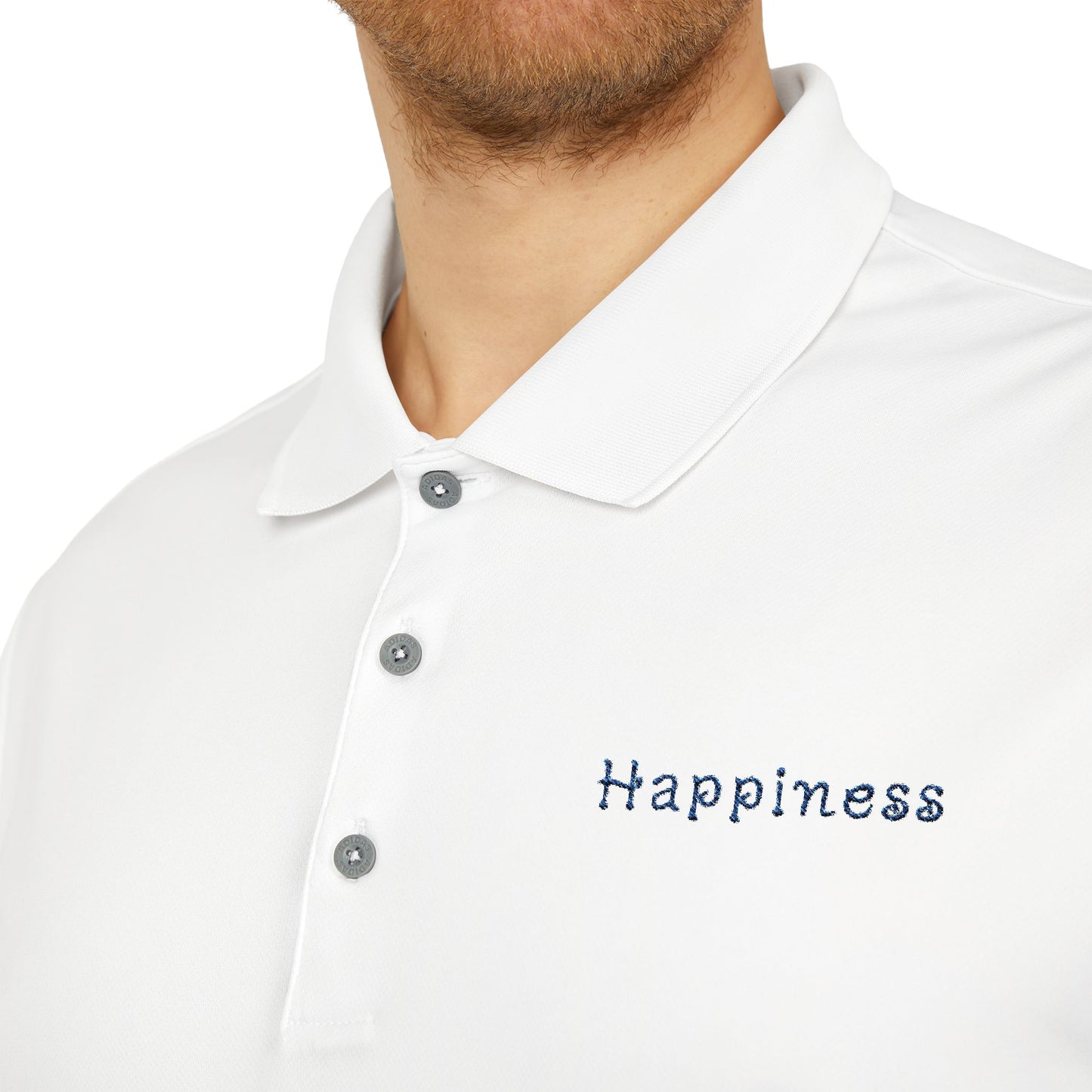 Customized Adidas Performance Polo - Happiness