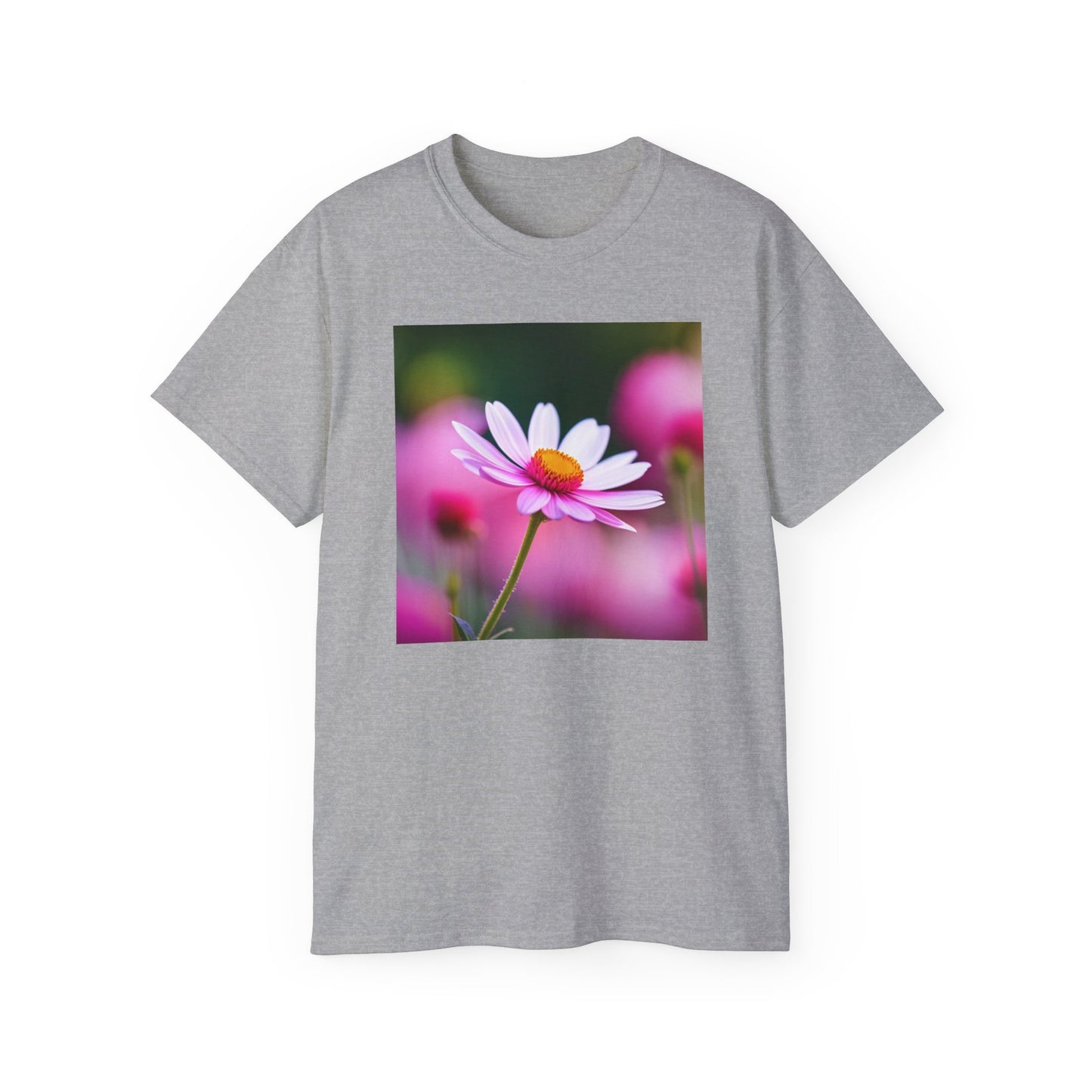 Pink flower T-shirt