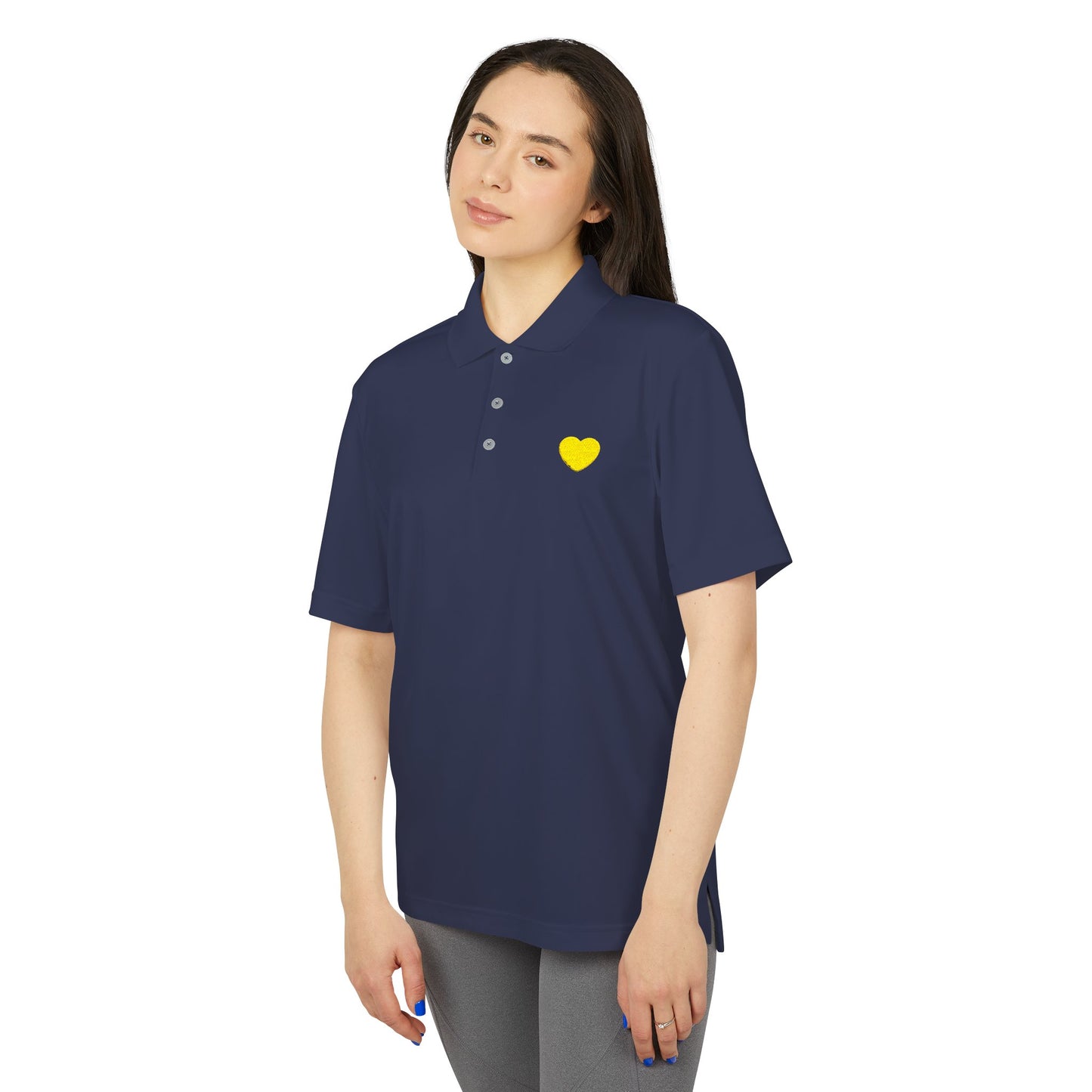 Golden Heart Performance Polo Tee
