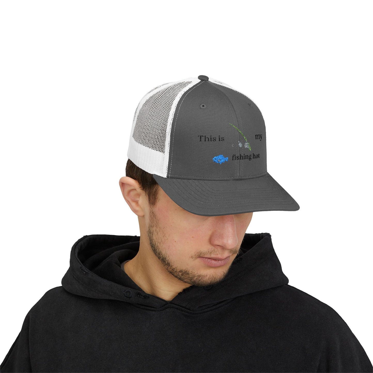 This is my fishing hat - baseball hat