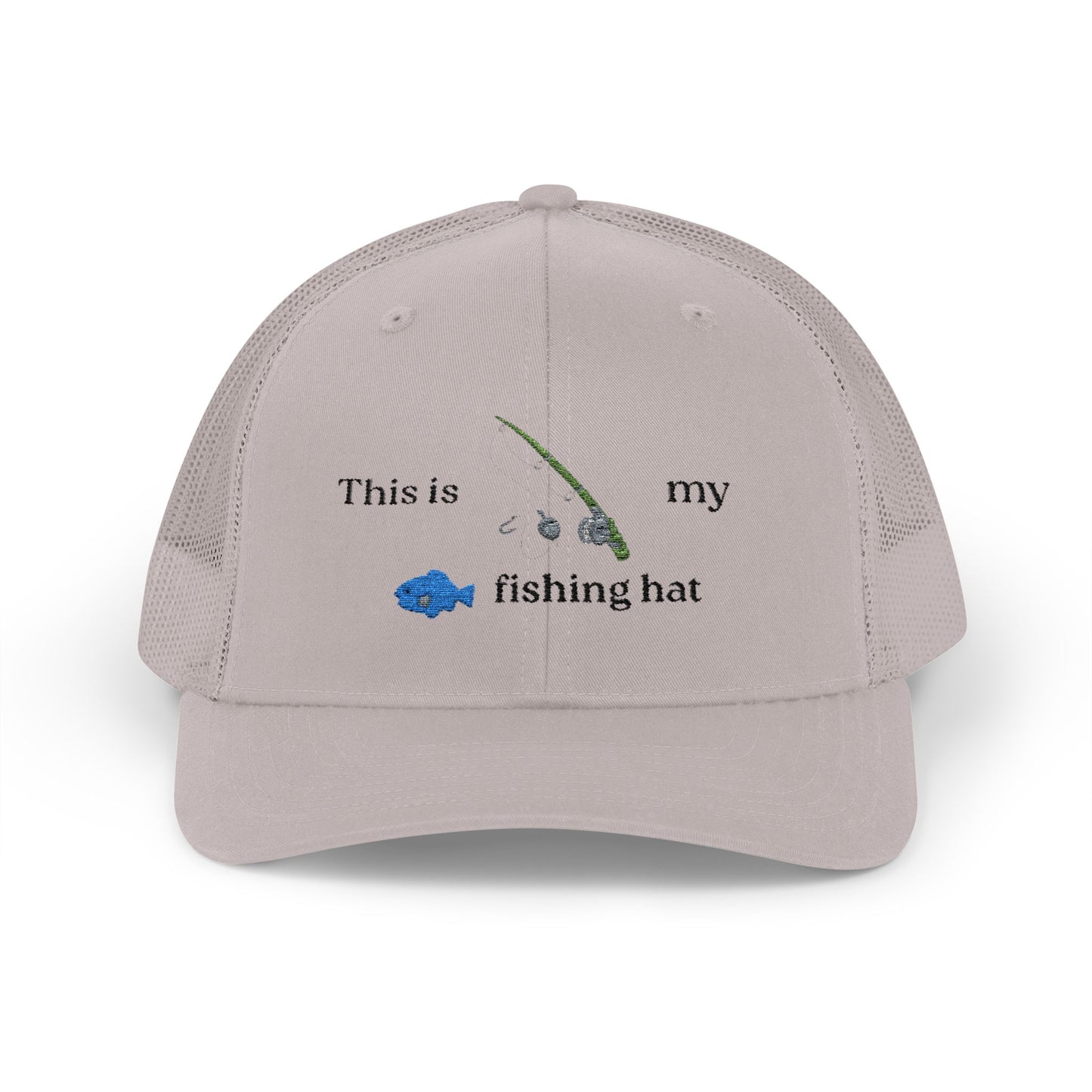 This is my fishing hat - baseball hat
