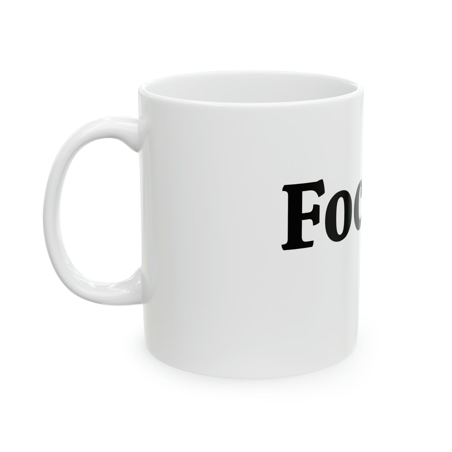 Focused Ceramic Mug, 11oz