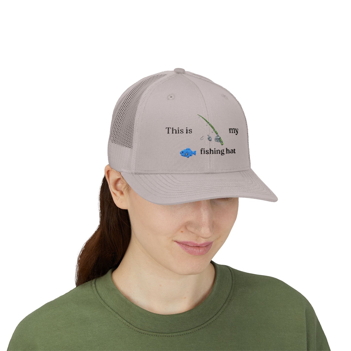 This is my fishing hat - baseball hat