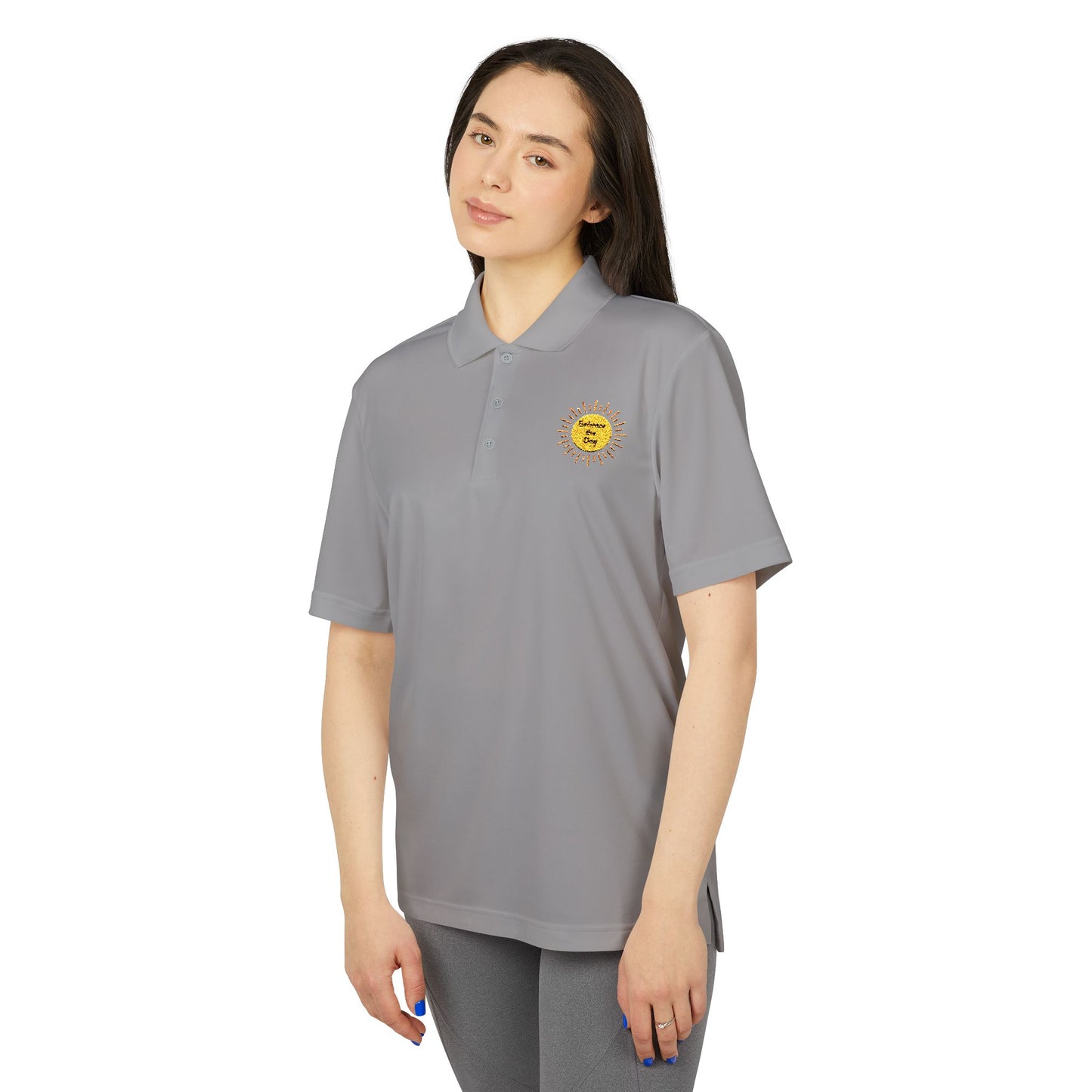 Custom adidas® Unisex Performance Polo - Embrace the Day