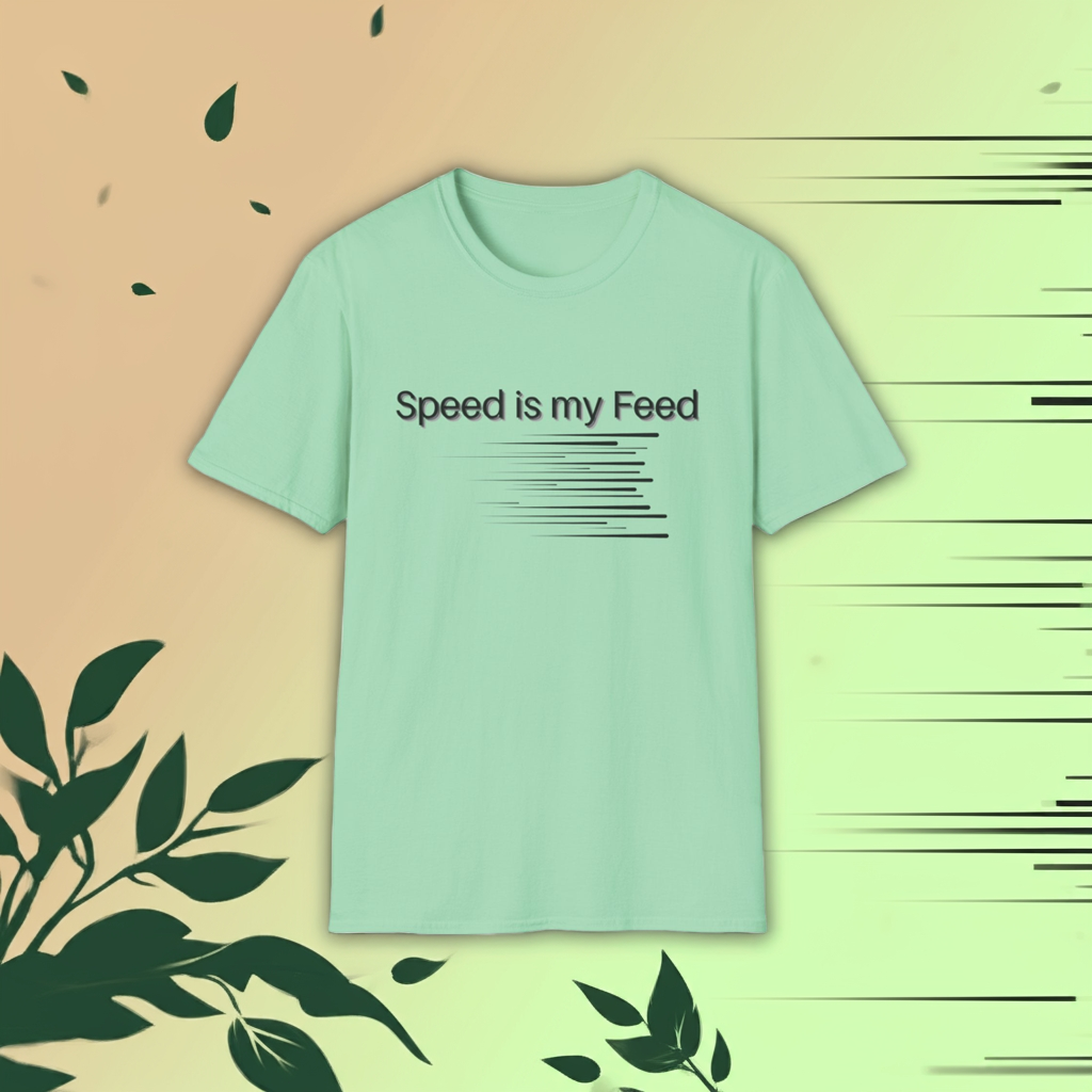 Speed is my Feed - Motion Marks T-shirt