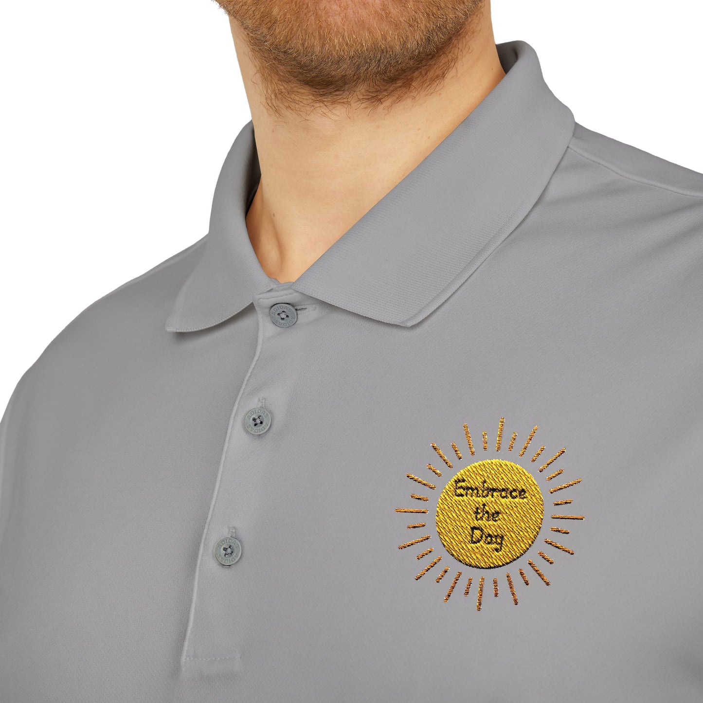 Custom adidas® Unisex Performance Polo - Embrace the Day