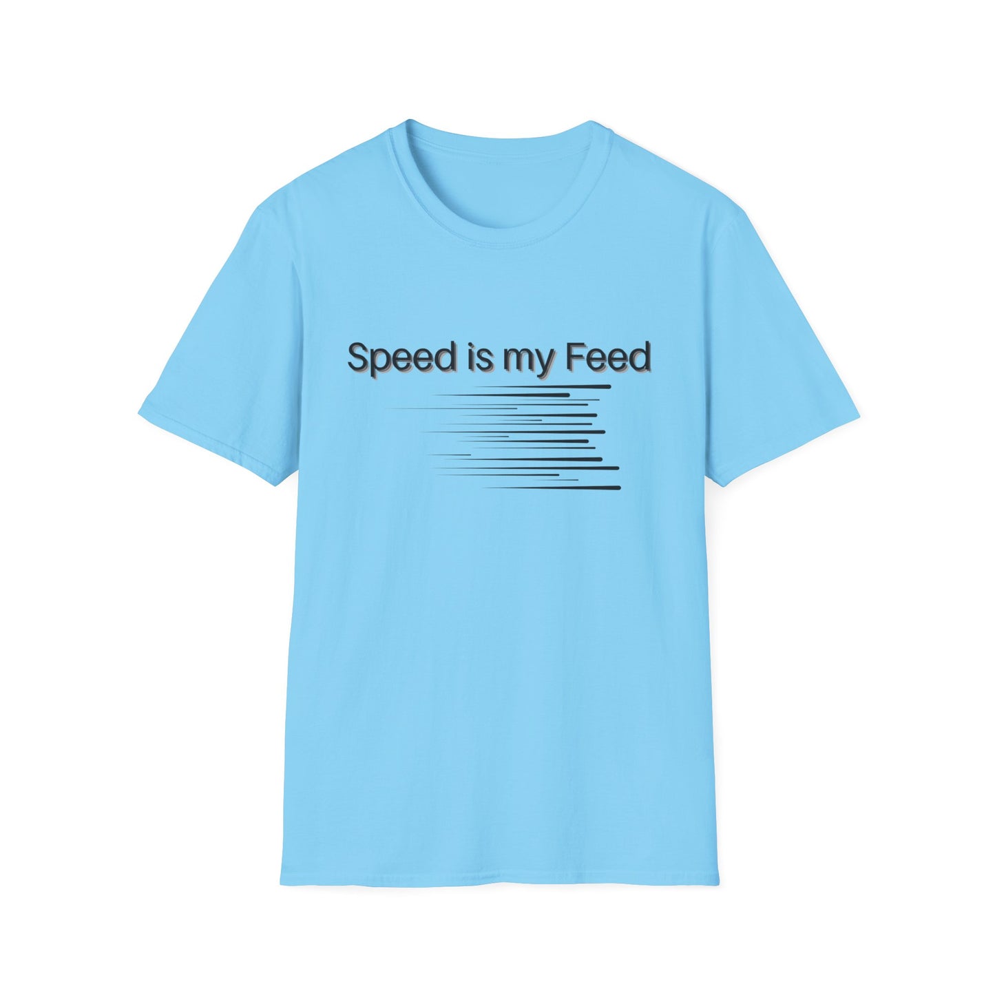 Speed is my Feed - Motion Marks T-shirt