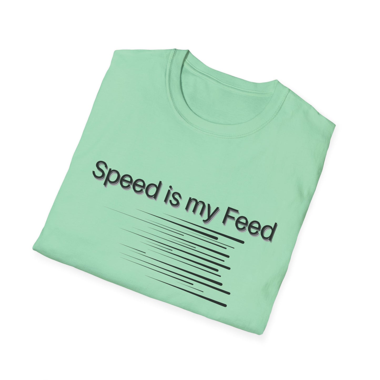 Speed is my Feed - Motion Marks T-shirt