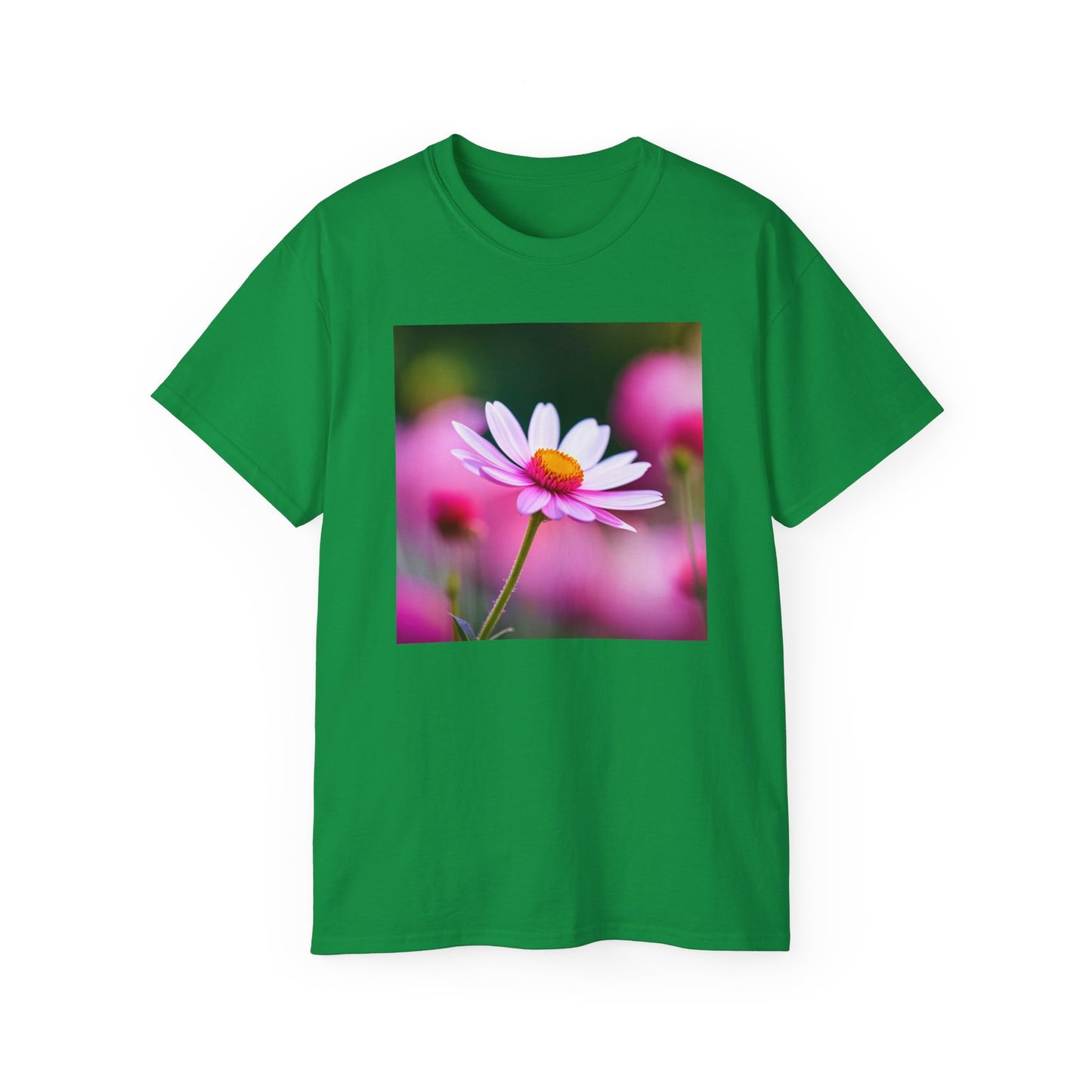 Pink flower T-shirt