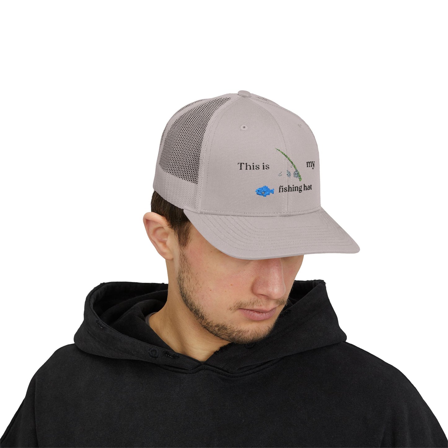 This is my fishing hat - baseball hat