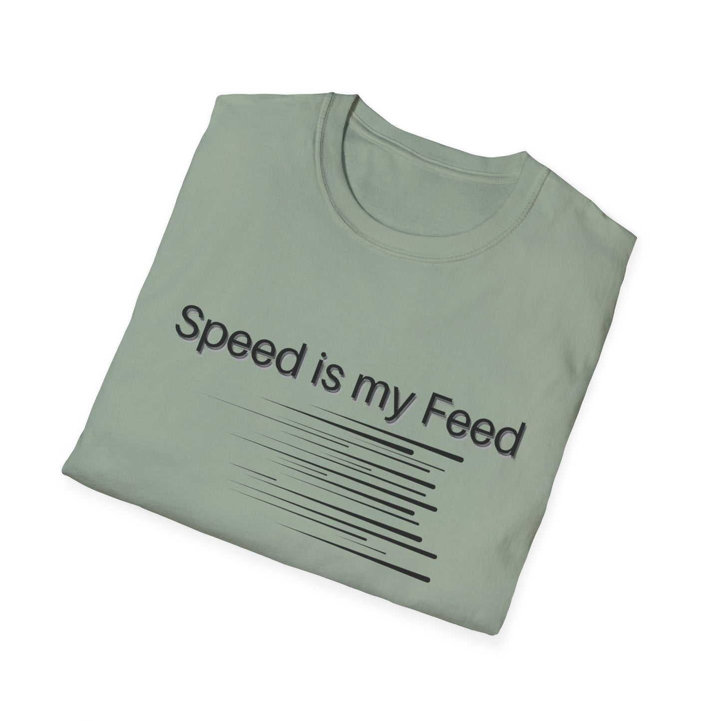 Speed is my Feed - Motion Marks T-shirt