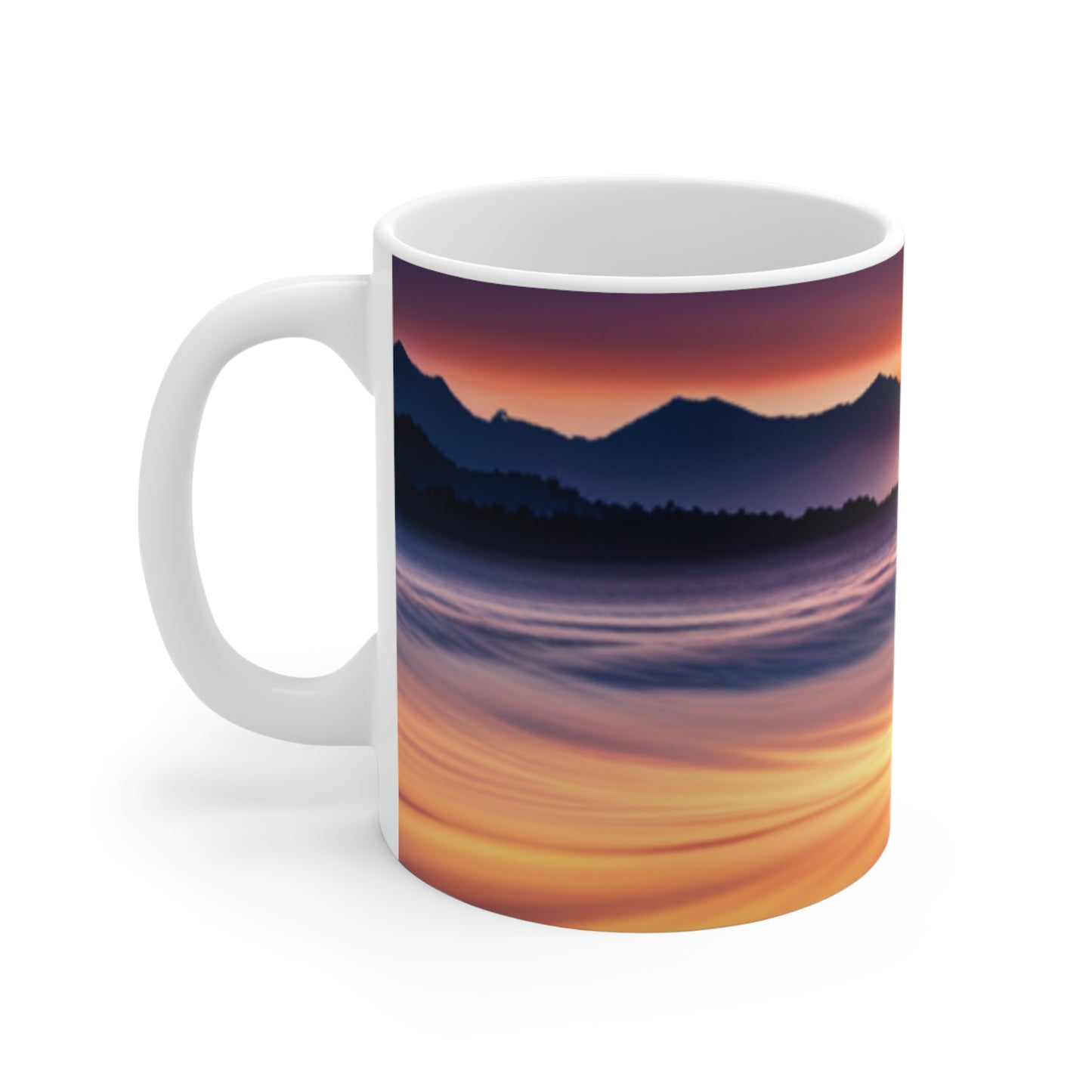 Sunrise Serenity Ceramic Mug 11oz
