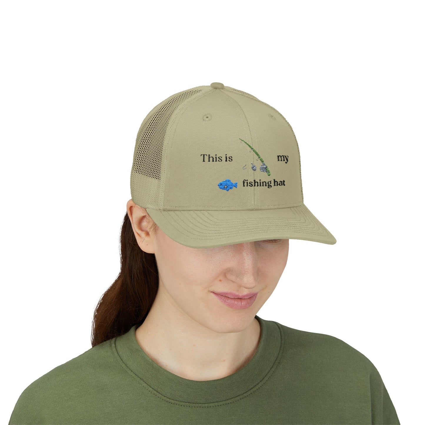 This is my fishing hat - baseball hat