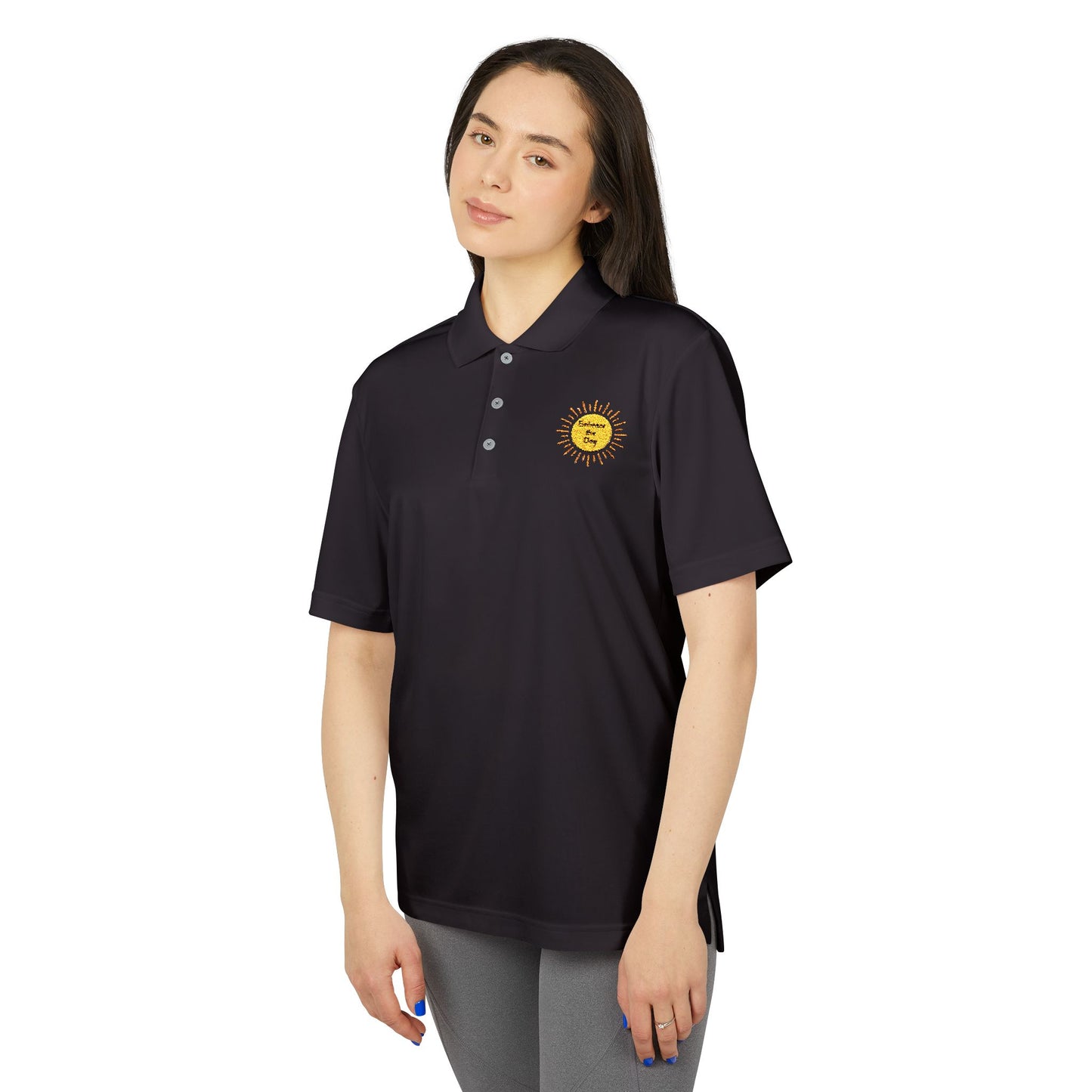 Custom adidas® Unisex Performance Polo - Embrace the Day