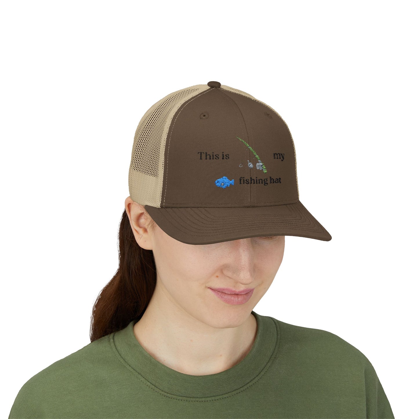 This is my fishing hat - baseball hat
