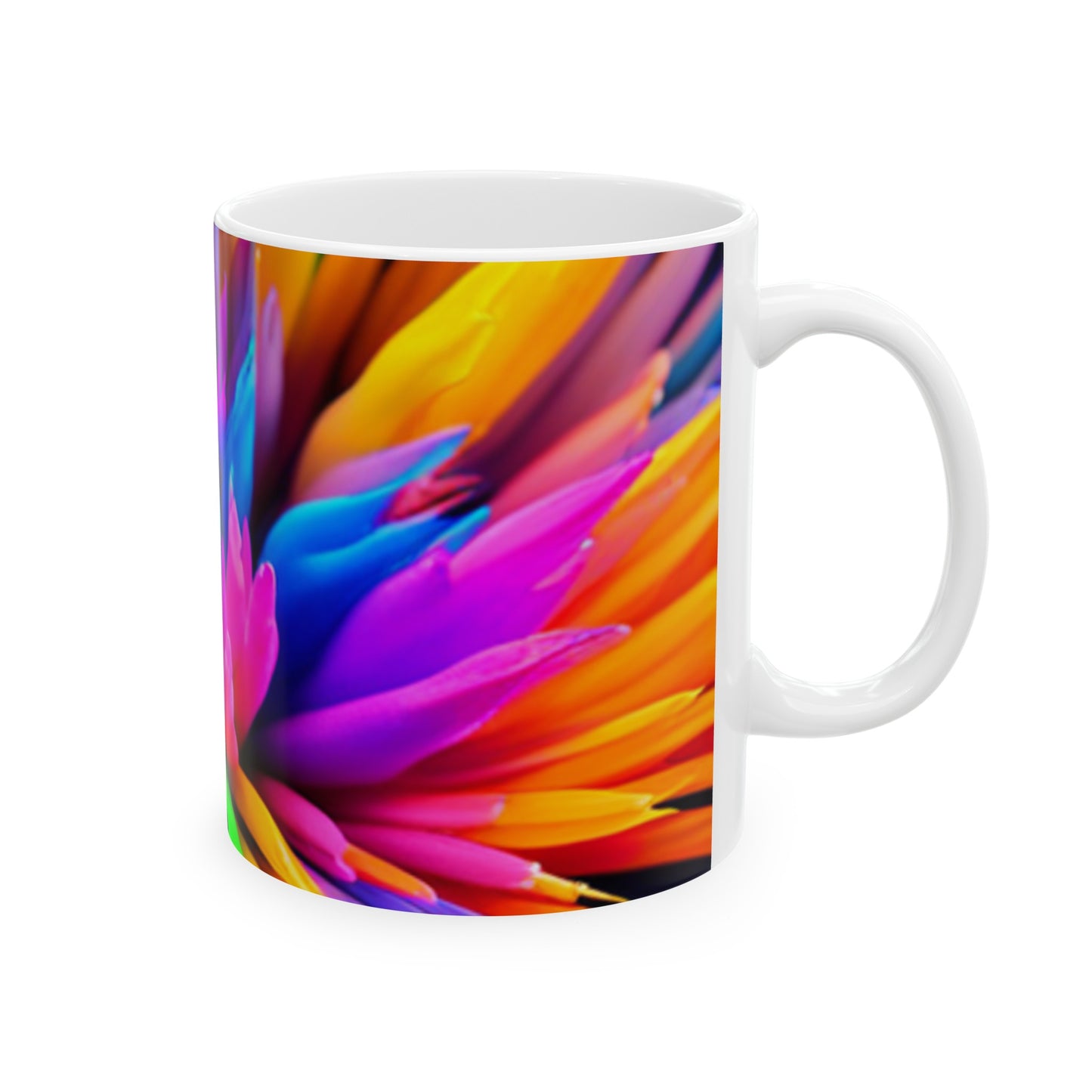 Color Fusion Ceramic Mug, (11oz, 15oz)