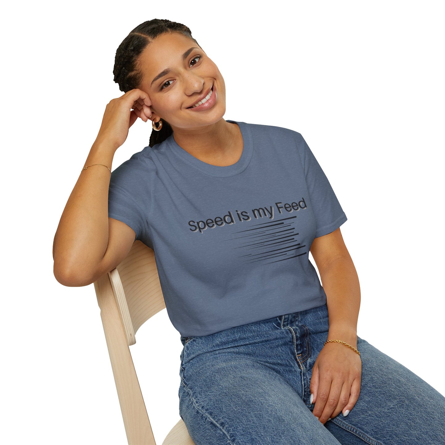 Speed is my Feed - Motion Marks T-shirt