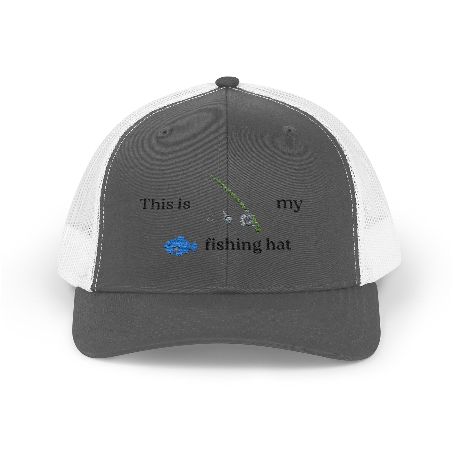 This is my fishing hat - baseball hat