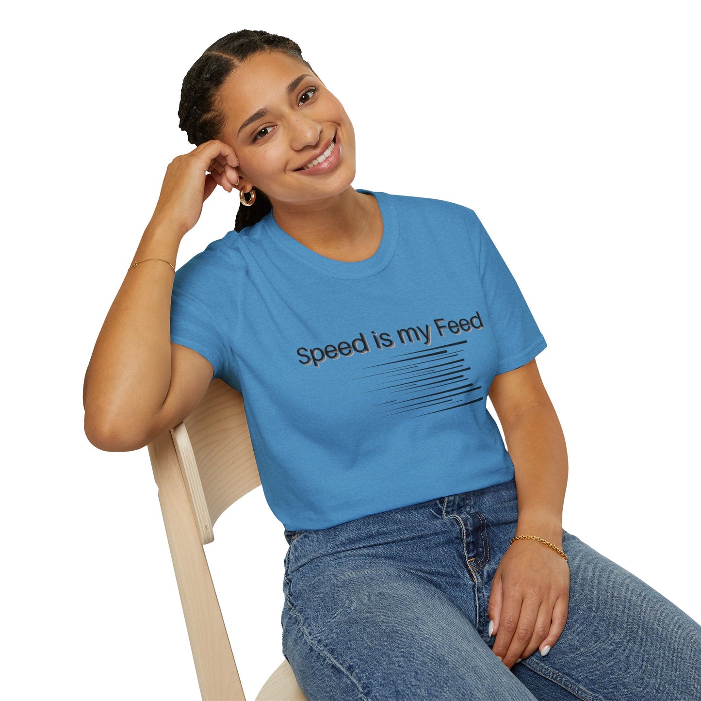 Speed is my Feed - Motion Marks T-shirt