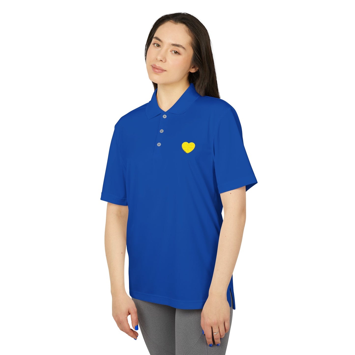Golden Heart Performance Polo Tee