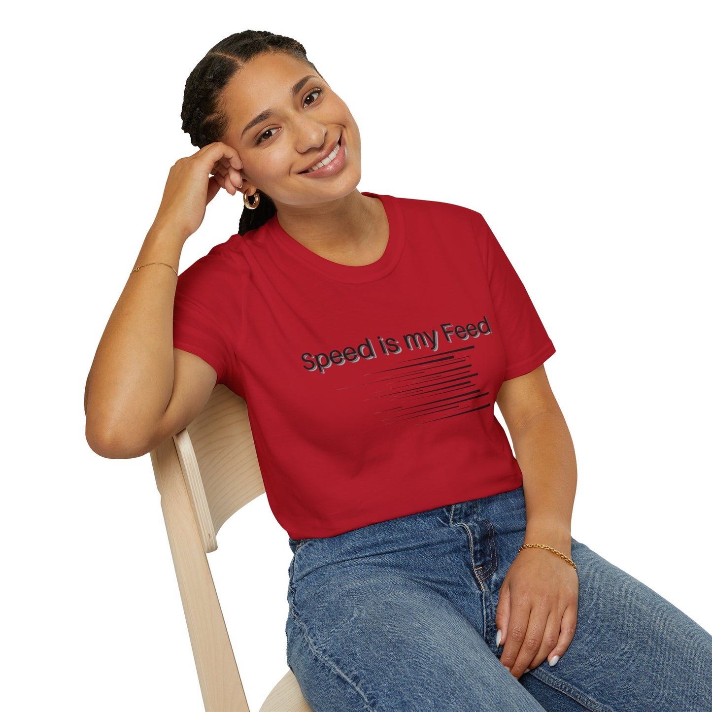 Speed is my Feed - Motion Marks T-shirt