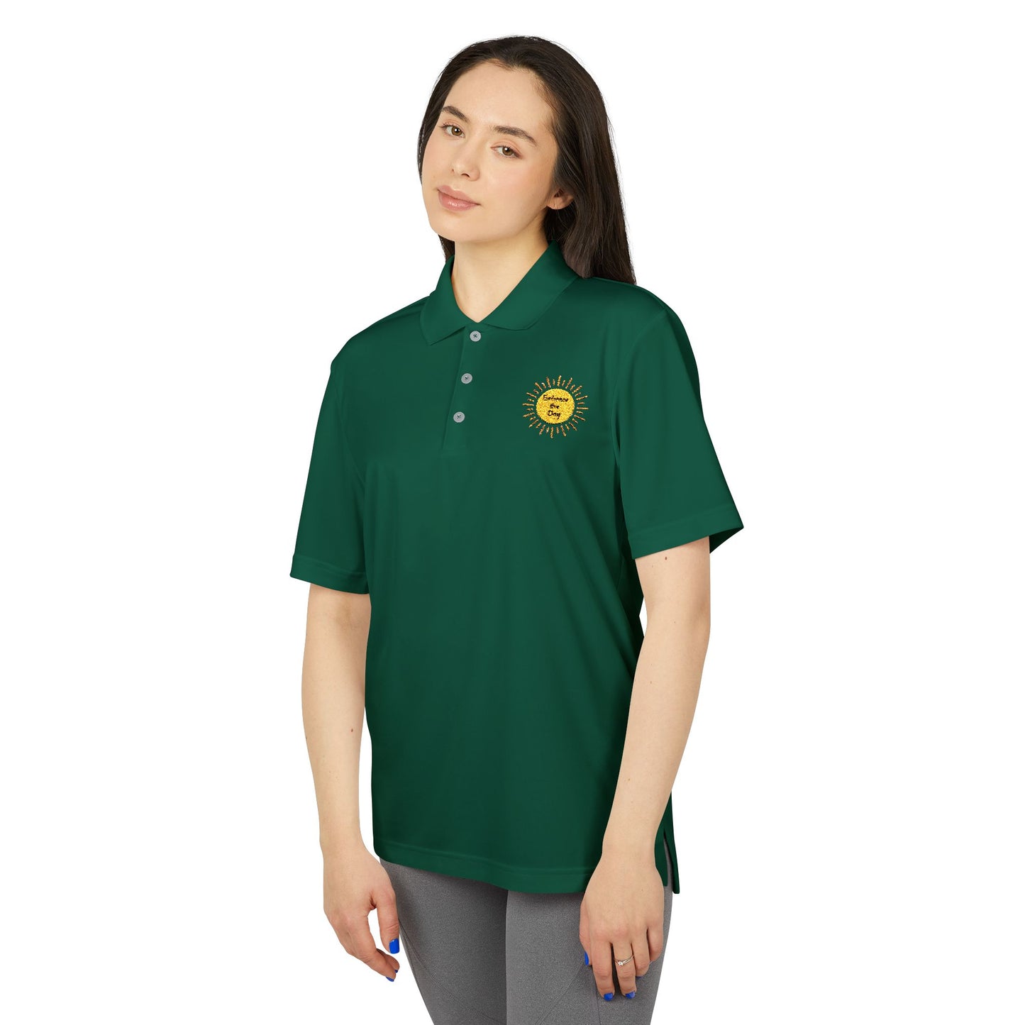 Custom adidas® Unisex Performance Polo - Embrace the Day