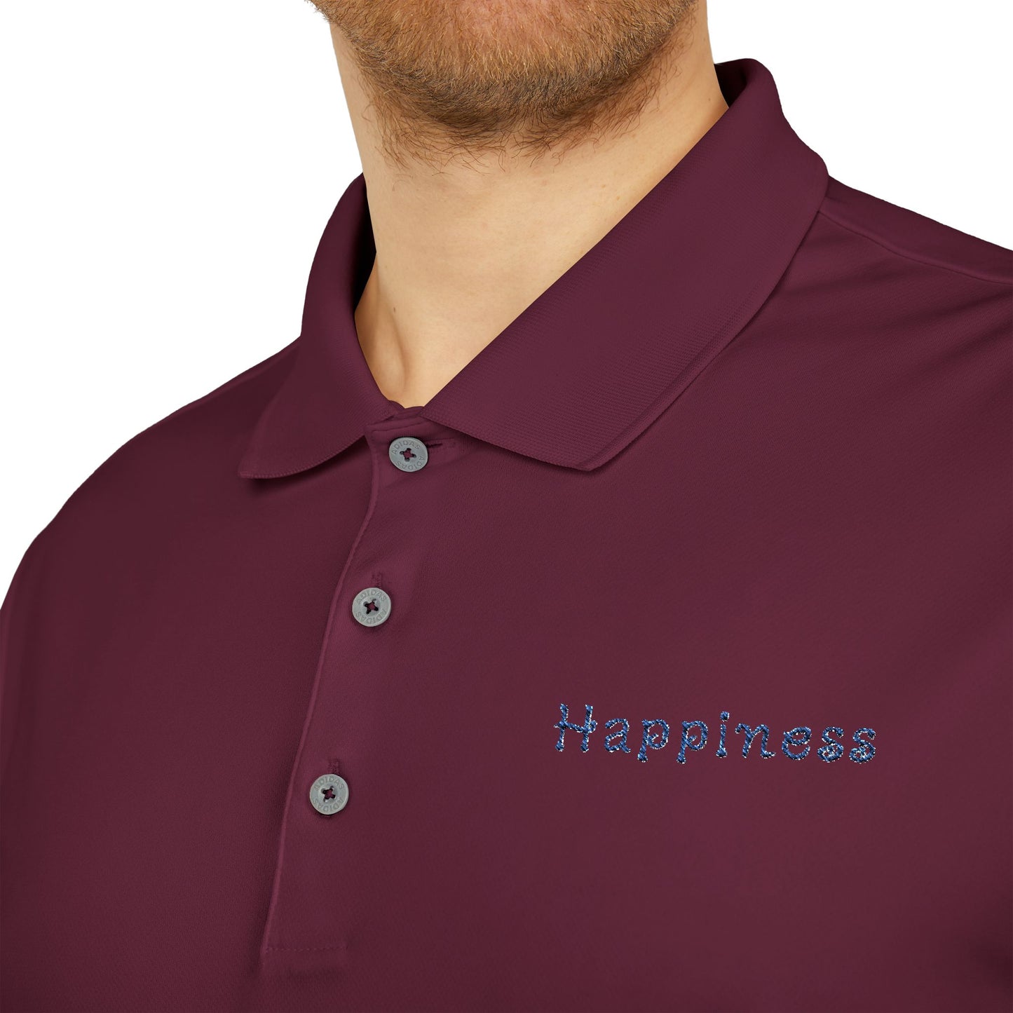 Customized Adidas Performance Polo - Happiness
