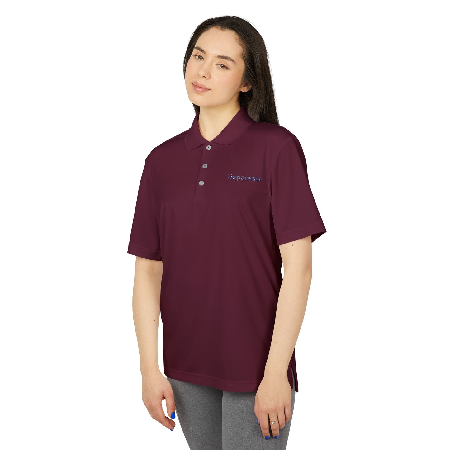 Customized Adidas Performance Polo - Happiness