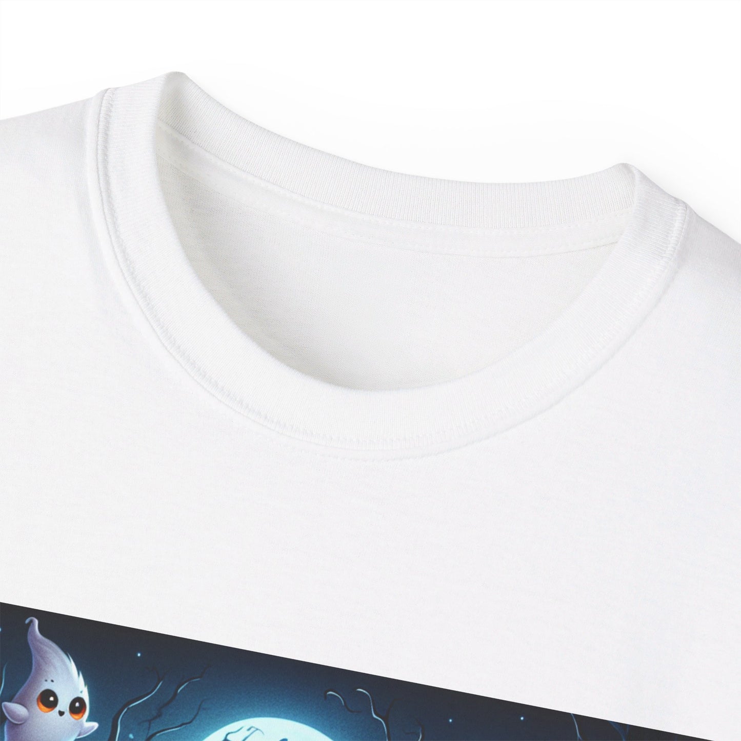 Moonlight Ghosts and Pumpkins Tee