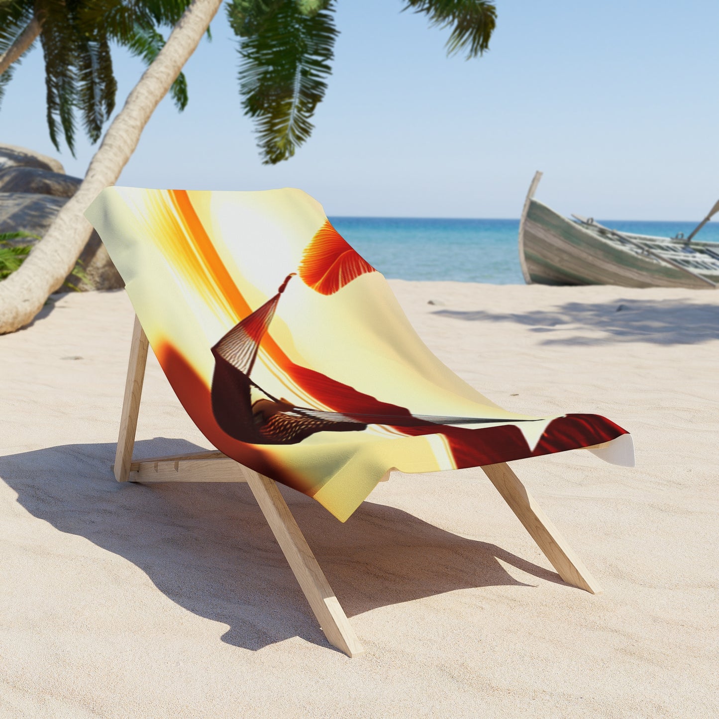 Sunset Serenity - Relax and Unwind Beach Towel