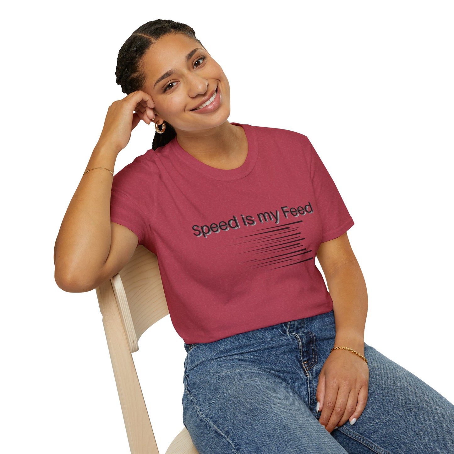 Speed is my Feed - Motion Marks T-shirt