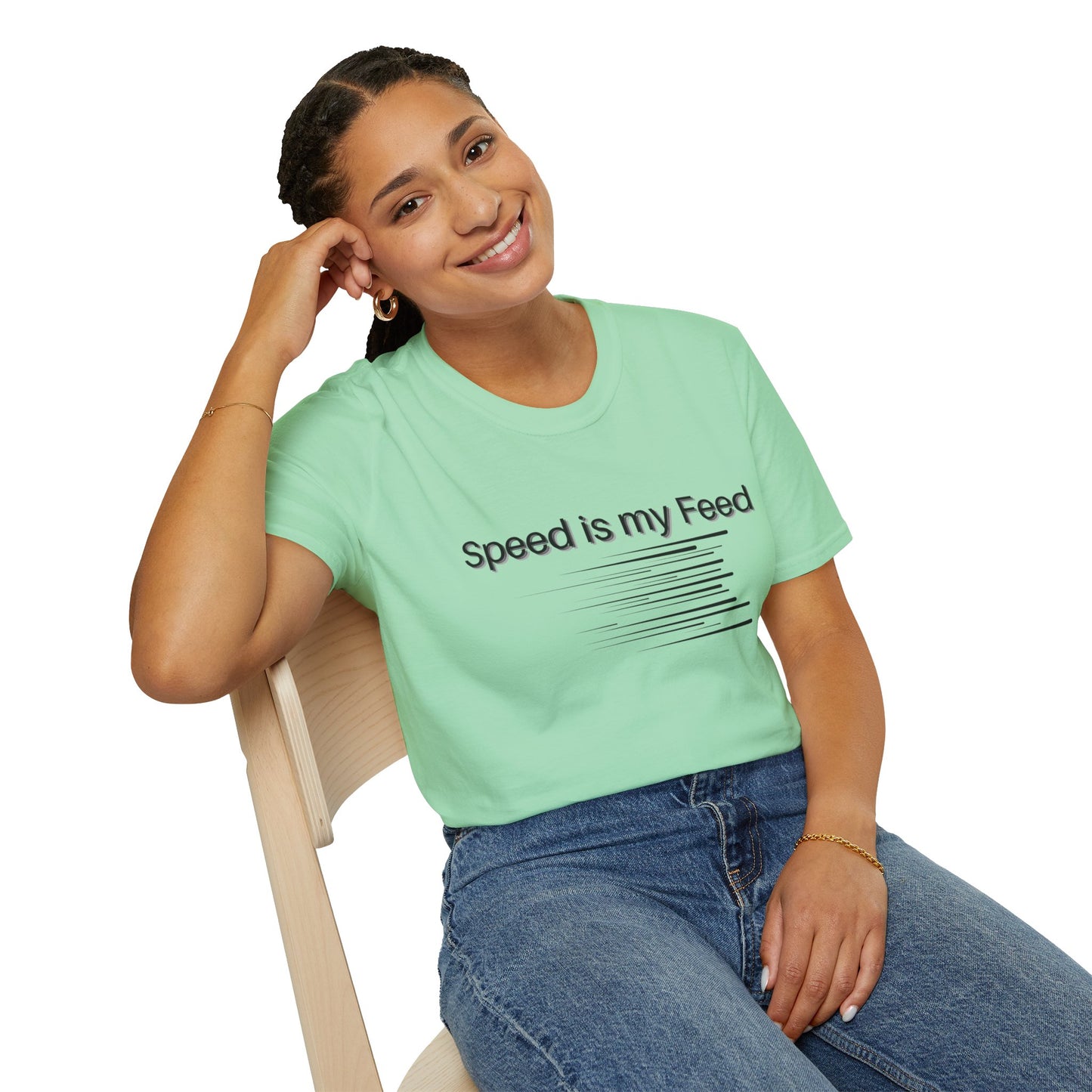Speed is my Feed - Motion Marks T-shirt