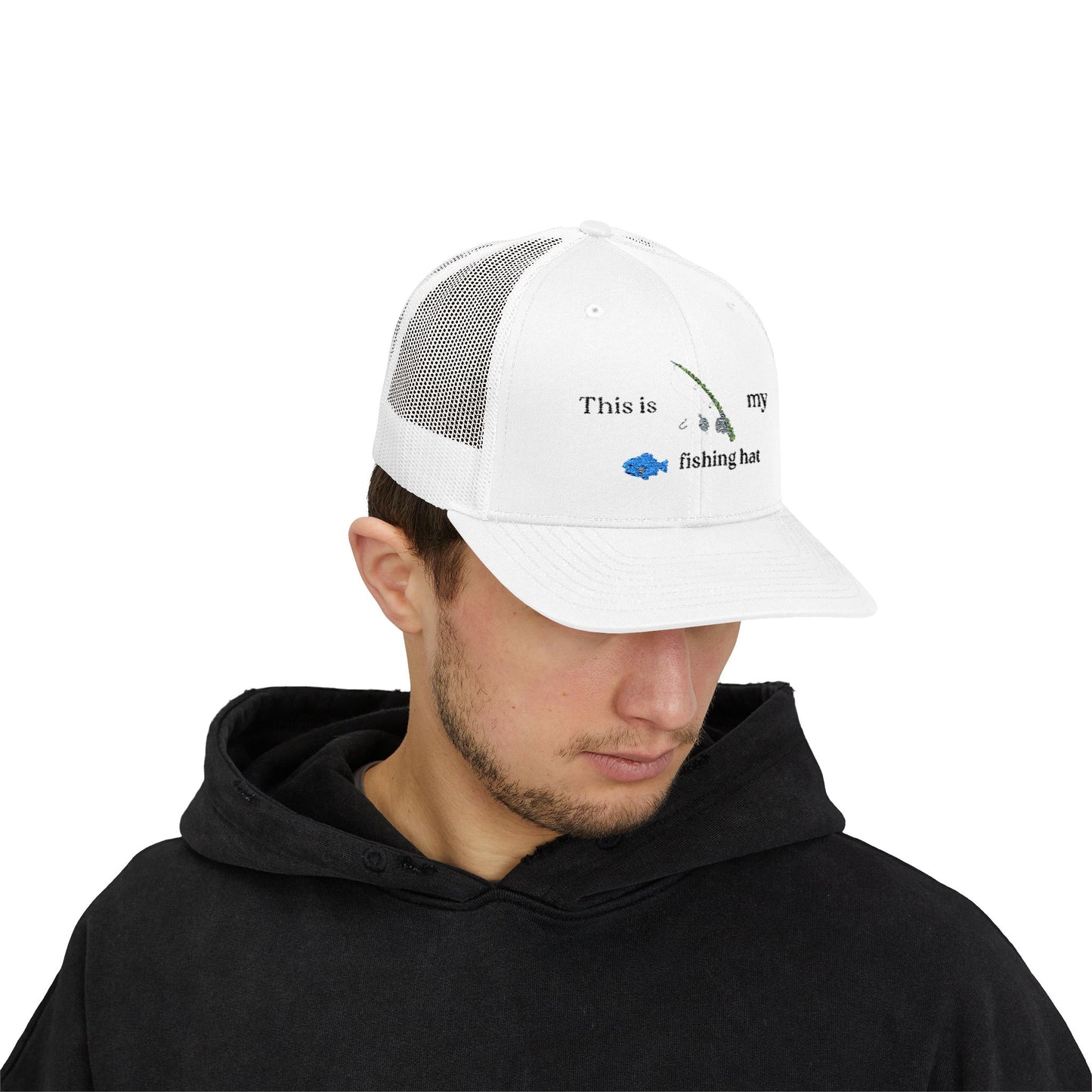 This is my fishing hat - baseball hat
