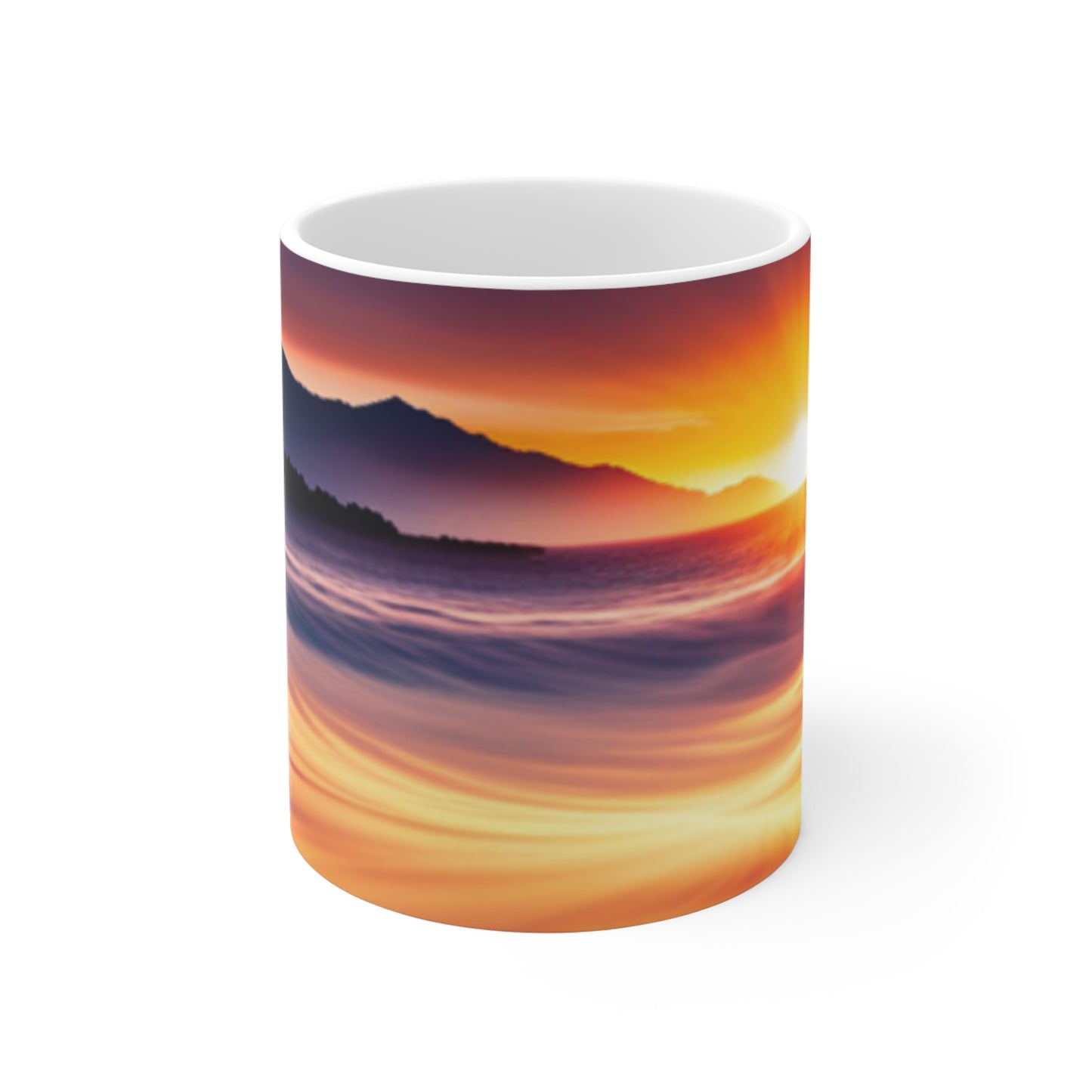 Sunrise Serenity Ceramic Mug 11oz