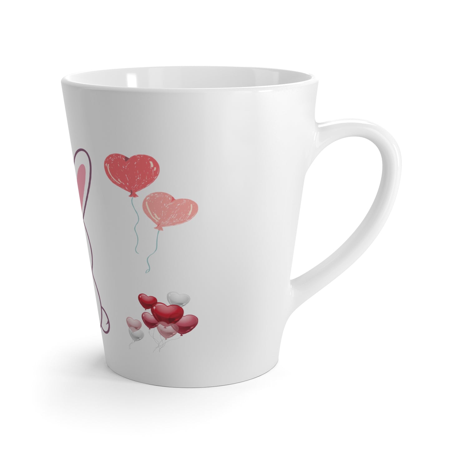 Bunny Love Latte Mug lifestyle shot – cozy Valentine's gift idea