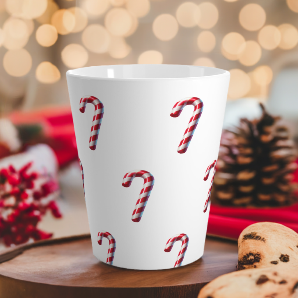 Candy Cane Delight Latte Mug