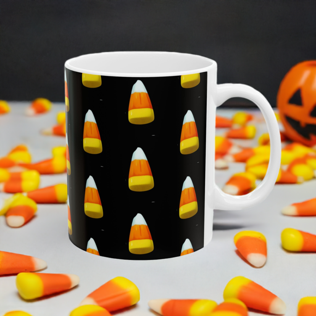 Candy Corn Delight Mug, (11oz, 15oz)