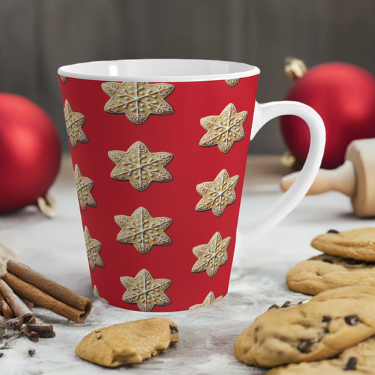 Christmas Cookie Latte Mug in a baking setting