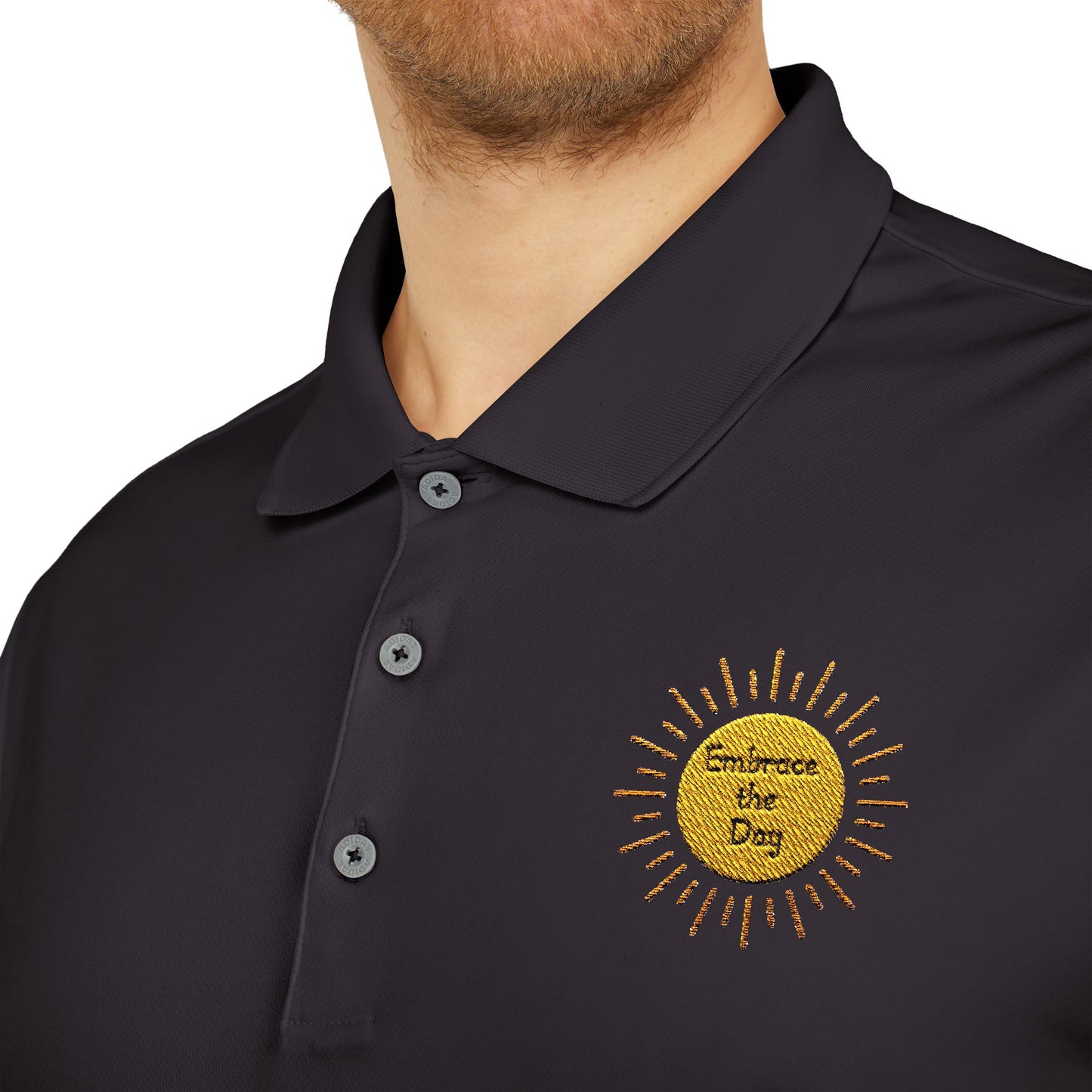 Custom adidas® Unisex Performance Polo - Embrace the Day