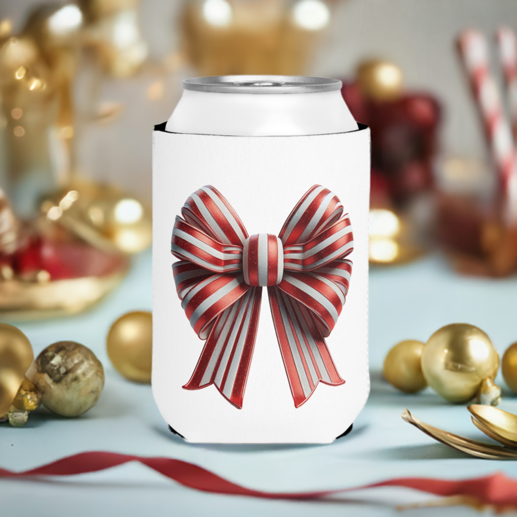 Jolly Bow Can Cooler Sleeve