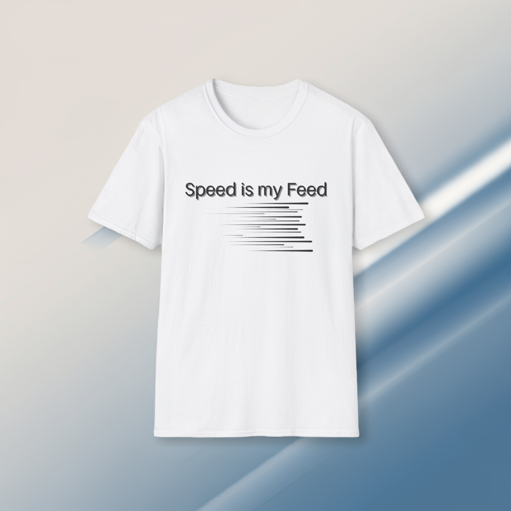 Speed is my Feed - Motion Marks T-shirt