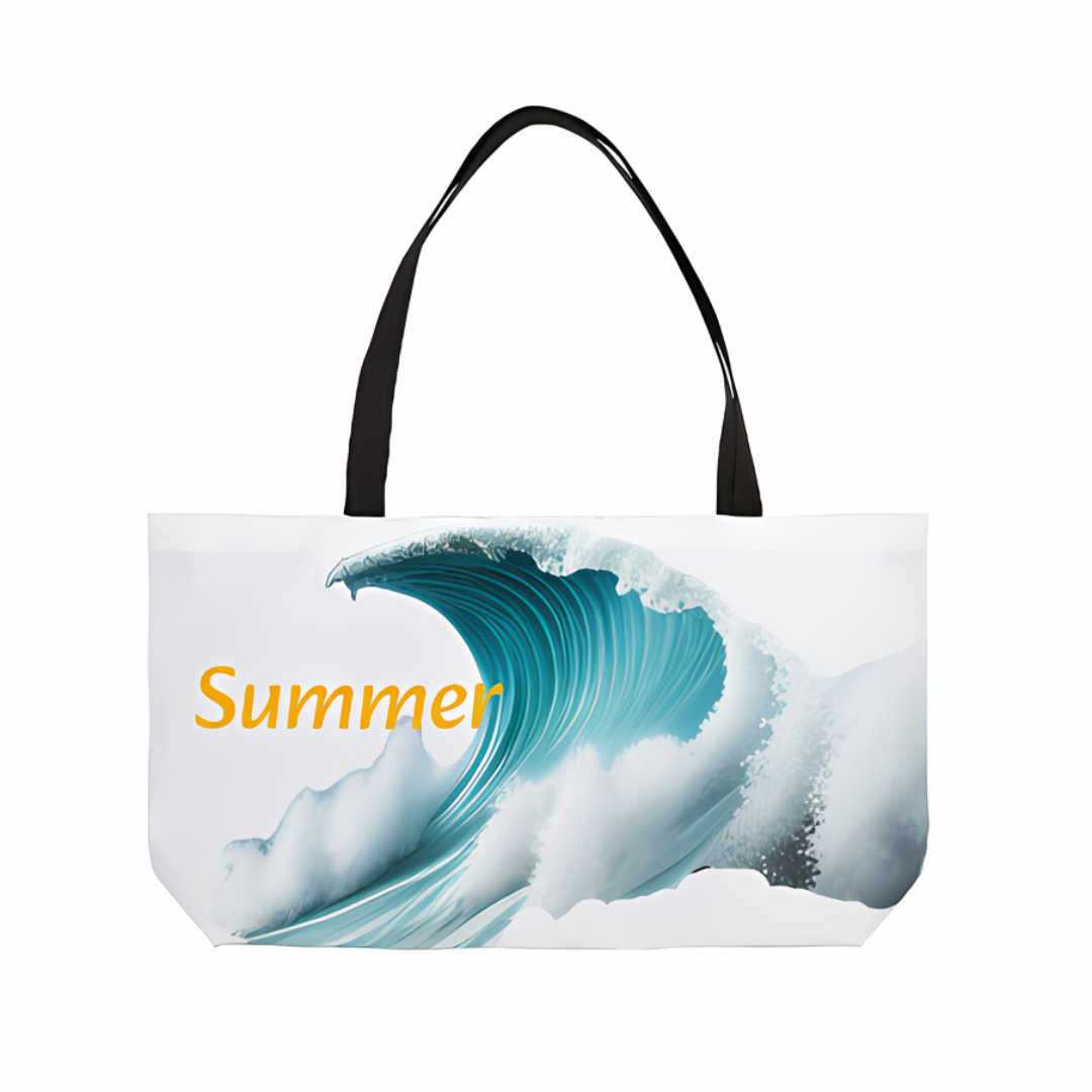 Ride the Waves of Summer Beach Tote Bag
