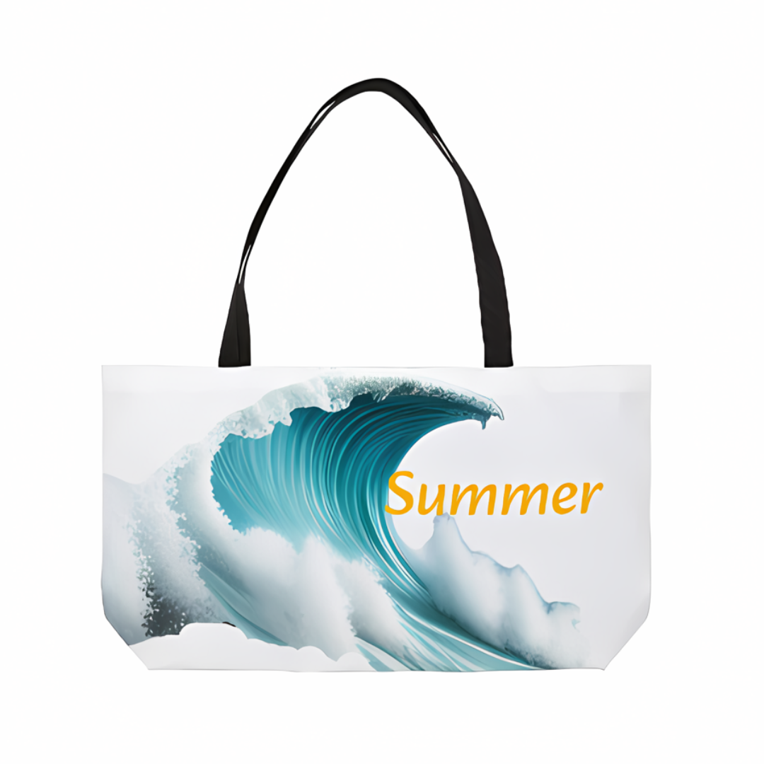 Ride the Waves of Summer Beach Tote Bag
