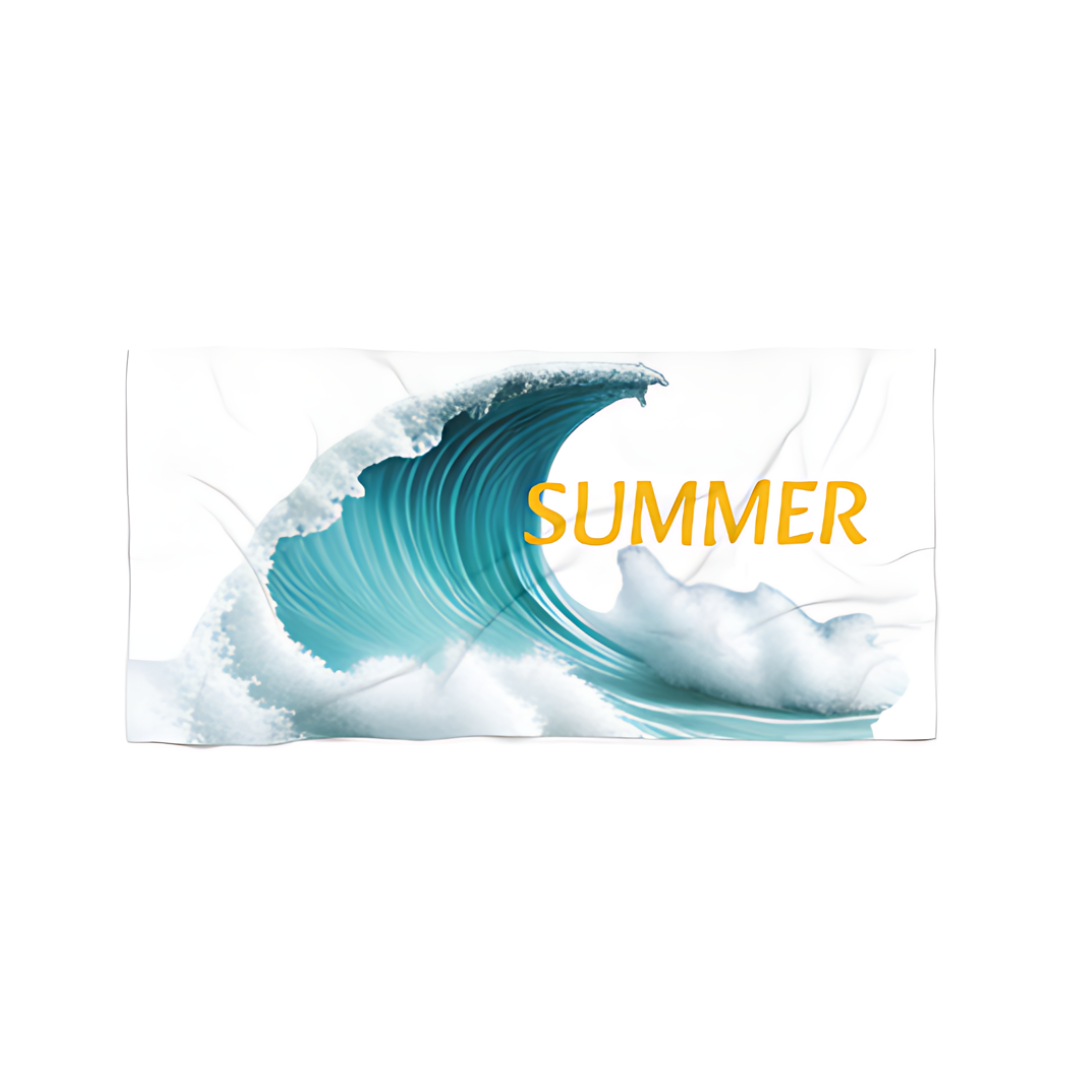 Ride the Waves of Summer Beach Towel