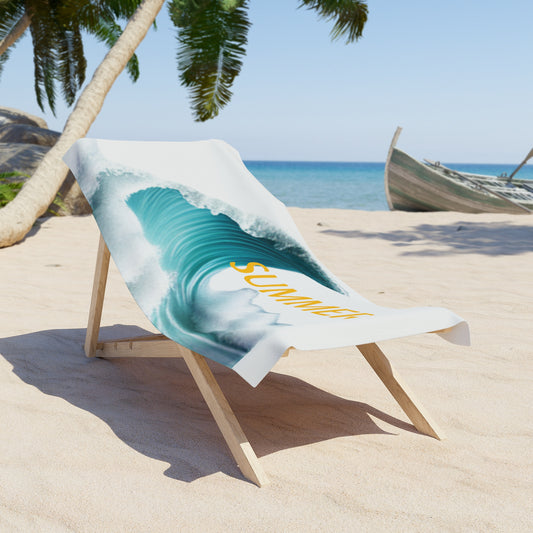Ride the Waves of Summer Beach Towel