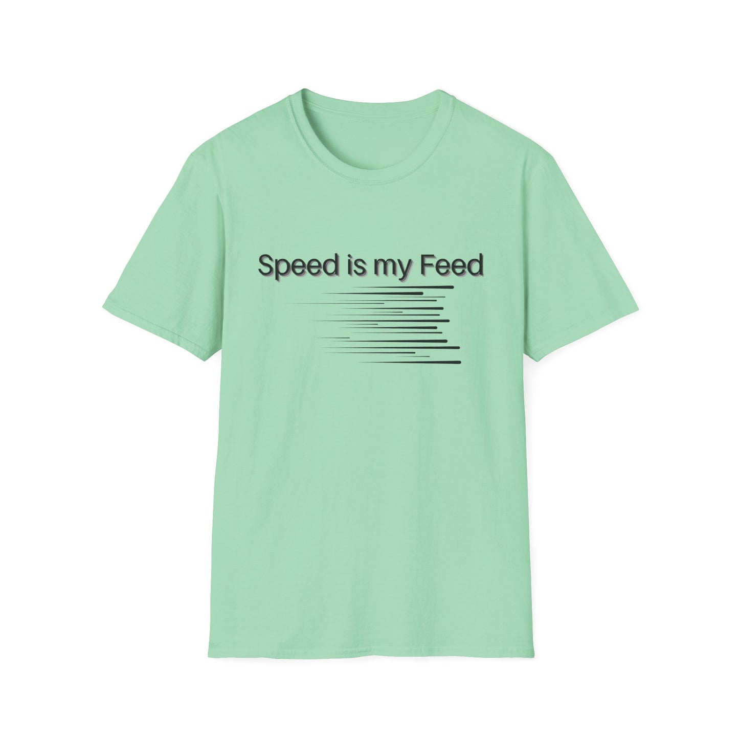 Speed is my Feed - Motion Marks T-shirt