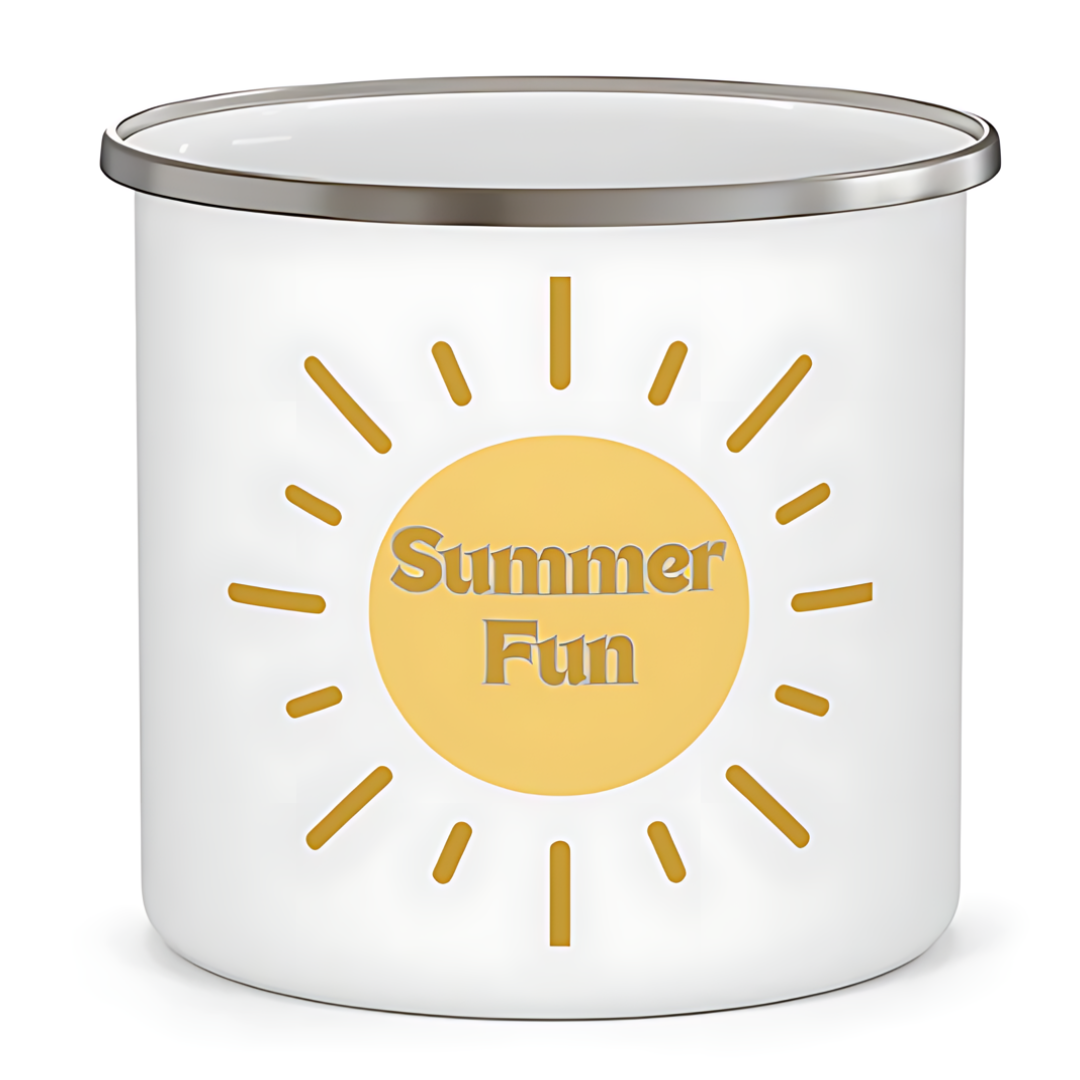 Summer Fun in the Sun Camping Mug