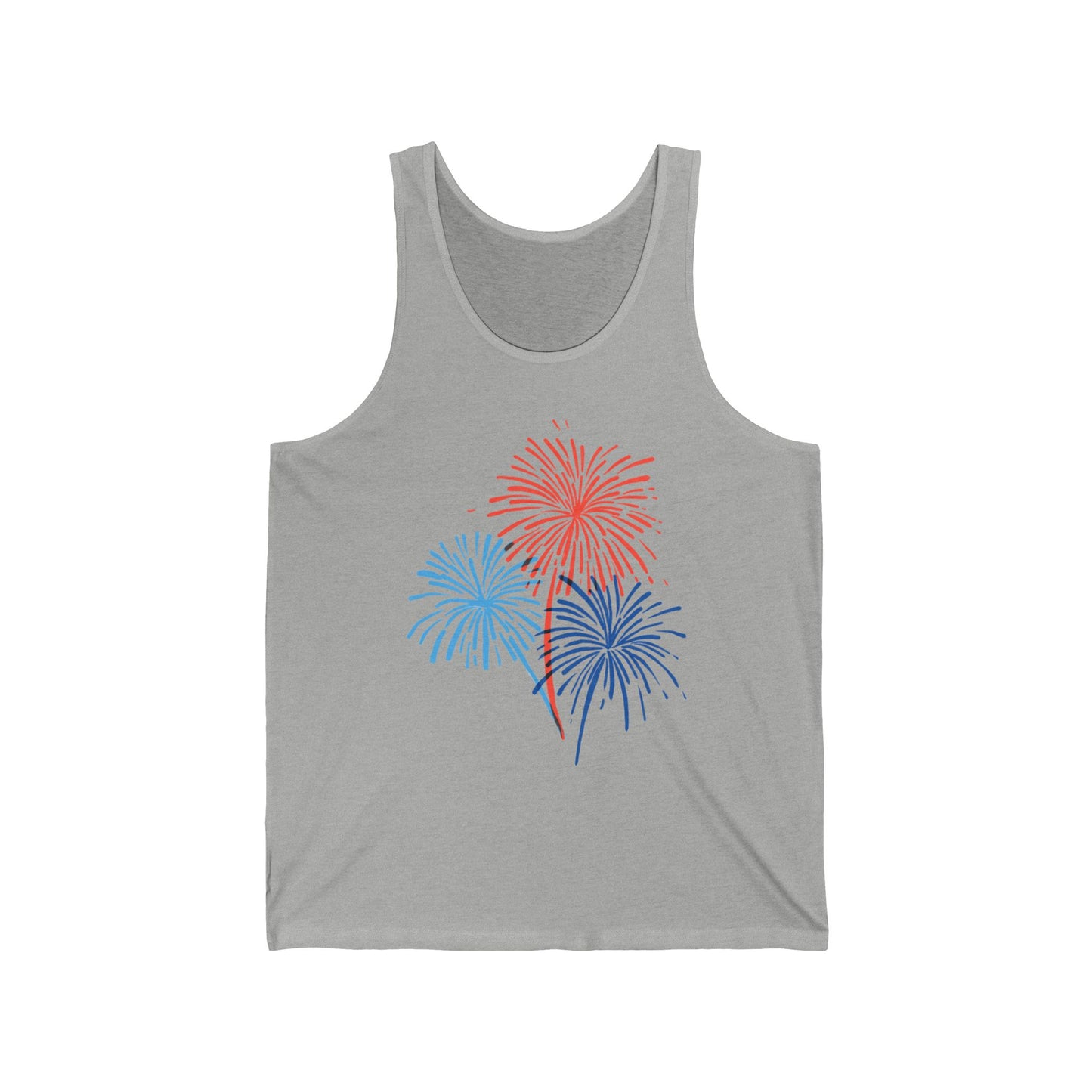 Summer Fireworks TankTop - Grey