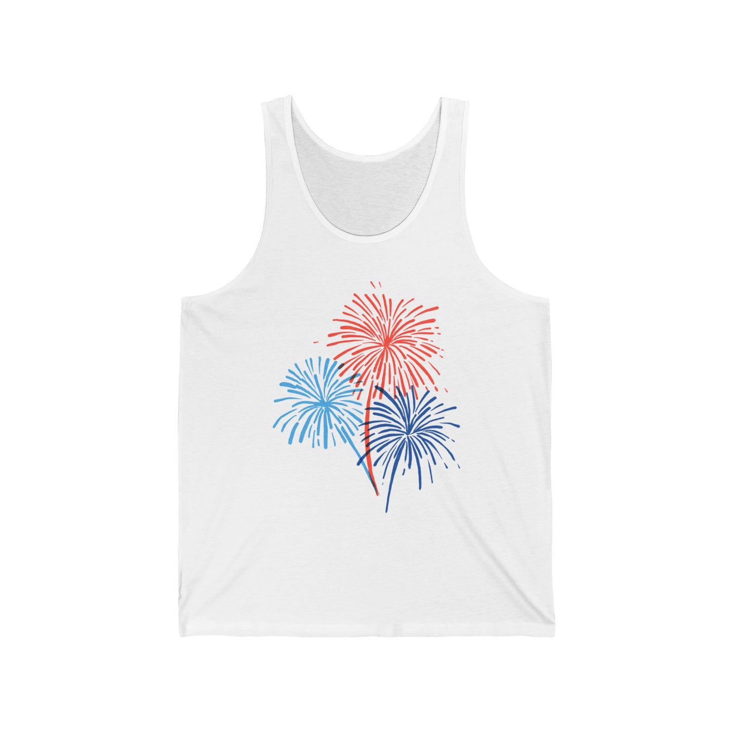 Summer Fireworks TankTop - White