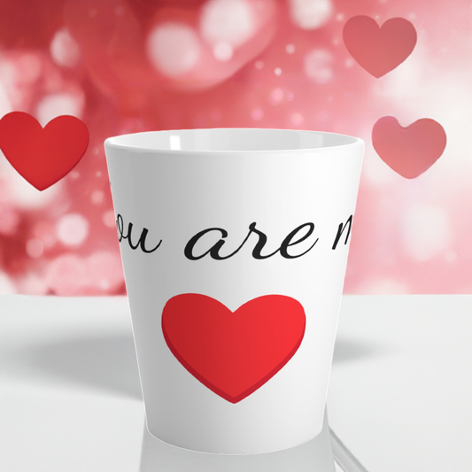 This is a mug that says: You are my heart 